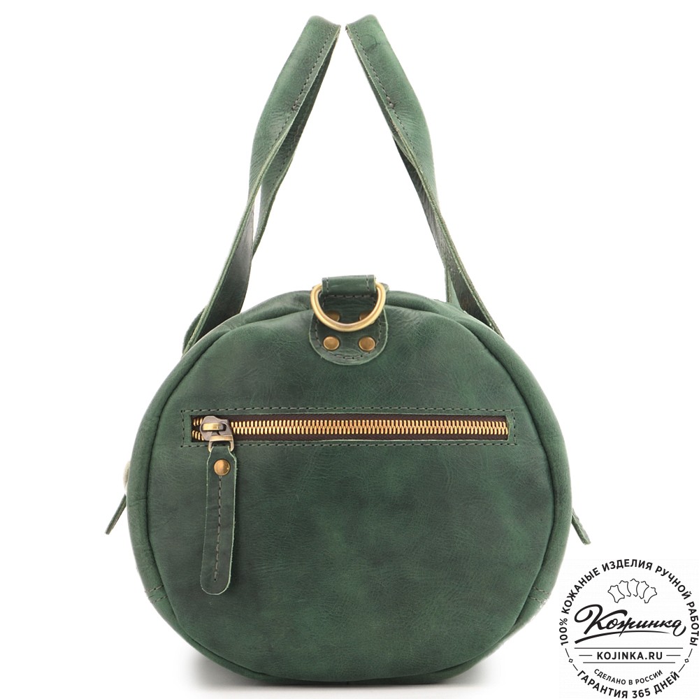  Кожаная сумка "Тайлер" (изумруд) 